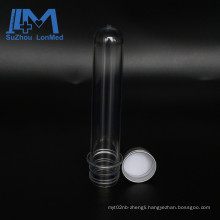 High clear Polyethylene Terephthalate test tube used for food packaging